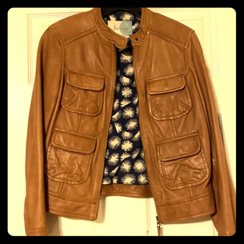Boden Leather Jacket US Size 6